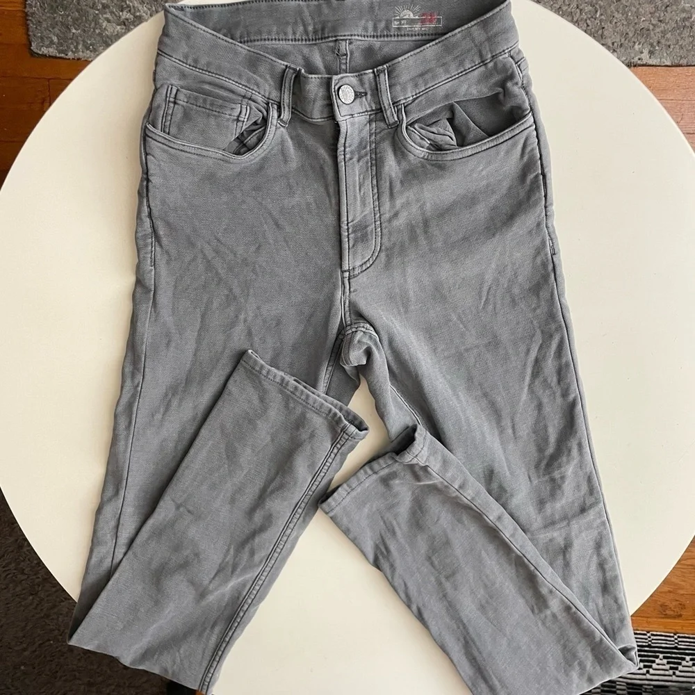 Faherty Stretch Terry 5 Pocket Pant Slim Fit Gray Men’s 28x33